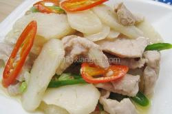 荸薺炒肉片