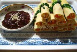 三絲豆皮卷