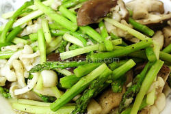 菇菇炒綠蘆筍