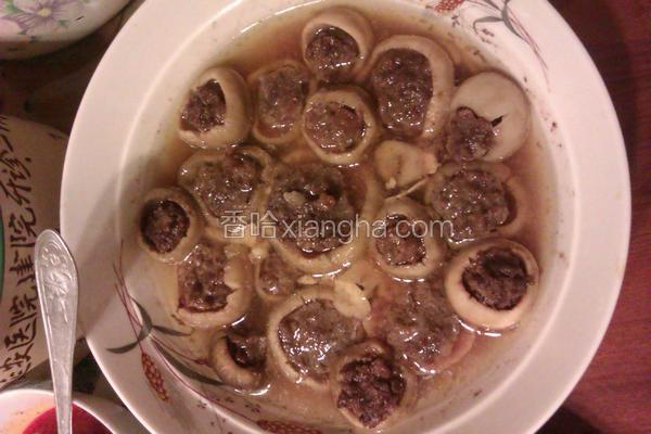 青頭菌釀肉