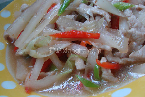 蘿卜肉絲