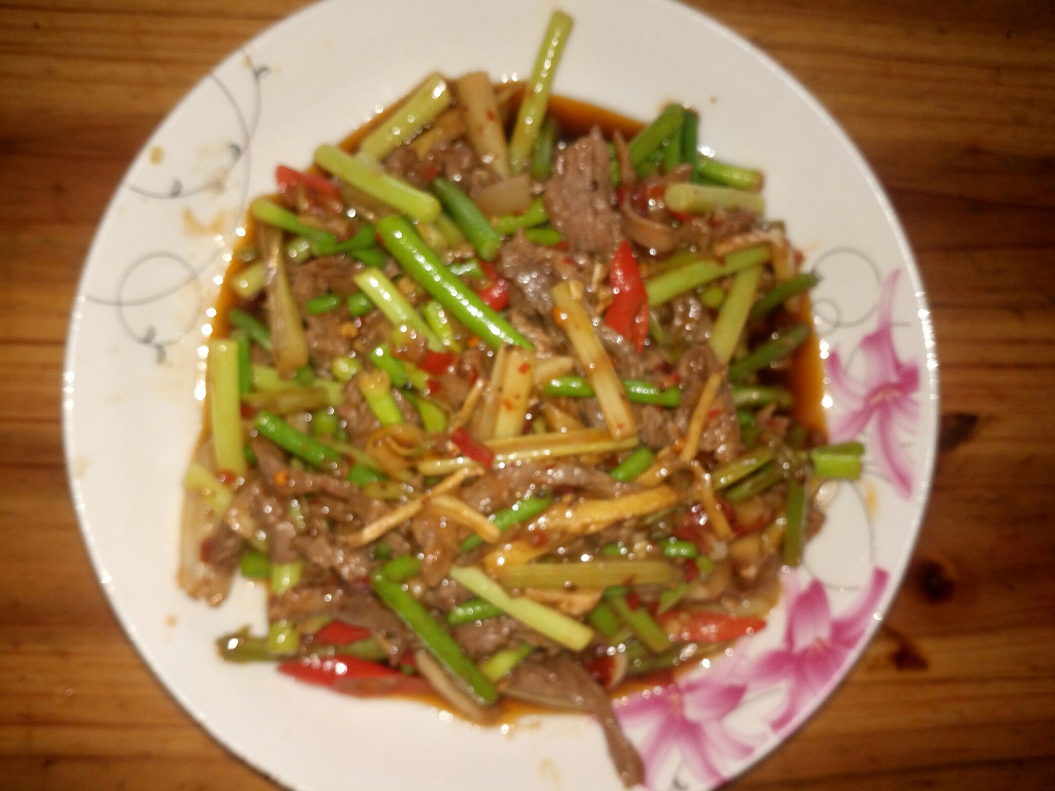蒜薹牛肉