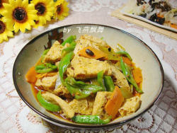 武漢特色風味豆制品------【豉椒脆皮豆腐】
