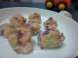 寶寶輔食——三文魚蔬菜小丸子