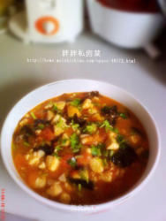 【魯菜】--西紅柿炒豆腐