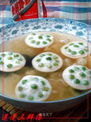 魯菜靚湯一款“蓮蓬三鮮湯”