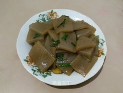 清炒魔芋豆腐