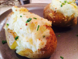 土豆泥 twice baked potatoes 經典美式西餐