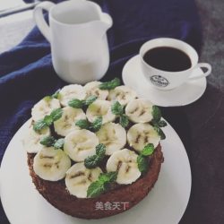 原創 | 無油無面粉咖啡香蕉濕蛋糕