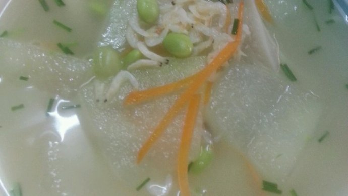 蘑菇蝦皮冬瓜湯