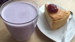 下午茶—紫薯牛奶熱飲