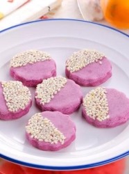 軟糯紫薯餅  寶寶輔食食譜