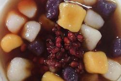 红豆芋圆红糖水