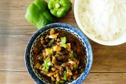 鲜虾茄子打卤面