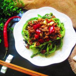 肉沫干煸长豆角