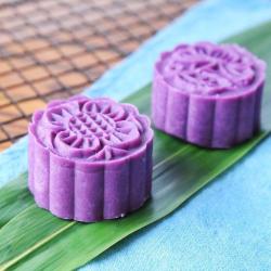 低脂健康 紫薯月饼