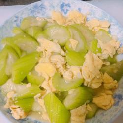 丝瓜炒蛋