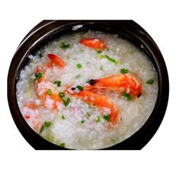 砂锅粥—鲜虾粥