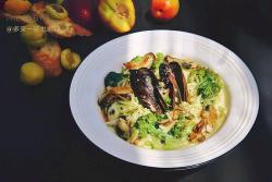 青口蔬菜意面