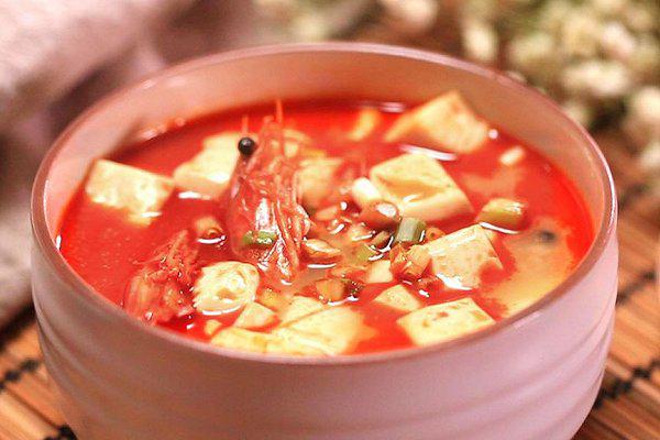 豆腐虾头汤