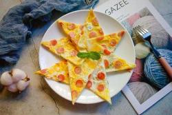 营养早餐——鸡蛋火腿饼