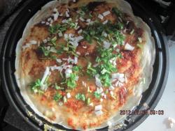 孜然辣酱鸡蛋饼