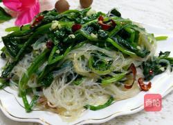 菠菜拌粉丝