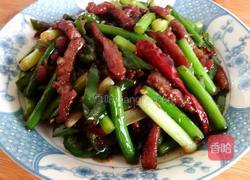 牛肉炒蒜薹