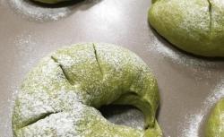 全麦抹茶乳酪蜜豆软欧