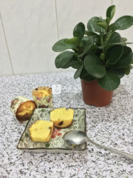 柠檬味纸杯蛋糕