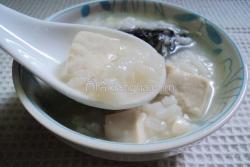 鳌花鱼豆腐粥