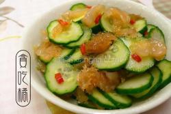 香蒜蜇头拌小黄瓜