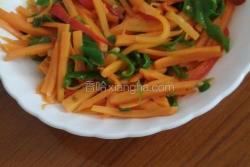 青椒胡萝卜丝