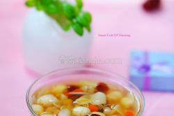 莲子百合蜜豆糖水