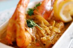 泰式红咖喱虾