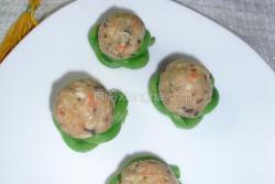 香菇胡萝卜鸡肉丸