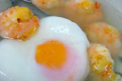虾仁蛋包汤