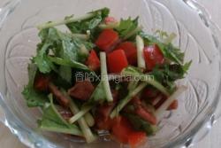 水菜火腿番茄沙拉