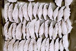 紫色饺子皮自制饺子