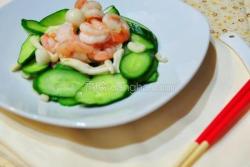小黄瓜虾仁