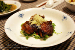 猪肉角煮炭火烧