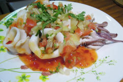 乌贼油酱凉拌沙拉