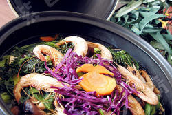 蔬菜海鲜锅