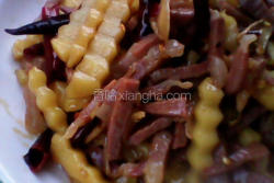 火腿香炒土豆条