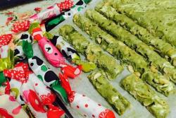 手工抹茶牛轧糖