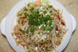 豆芽炒饼丝