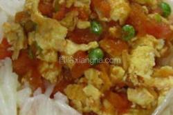 西红柿鸡蛋山药面