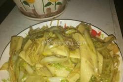 大白菜炒干豆腐皮