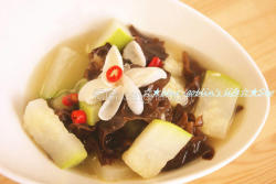 百合木耳炖冬瓜