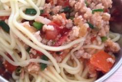 番茄肉末意大利面